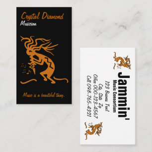 Cartão De Visita Músico de Kokopelli
