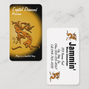 Cartão De Visita Músico de Kokopelli