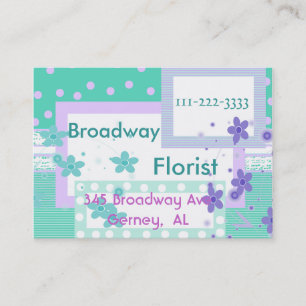 Cartão de visita na moda