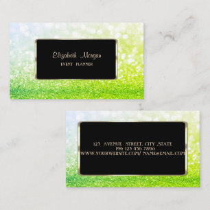 Cartão De Visita Na moda de luxo elegante,Moderno,Bokeh brilhante v