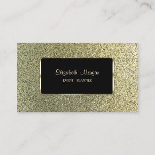 Cartão De Visita Na moda de luxo elegante, profissional, brilho
