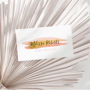 cartão de visita na moda do cabeleireiro
