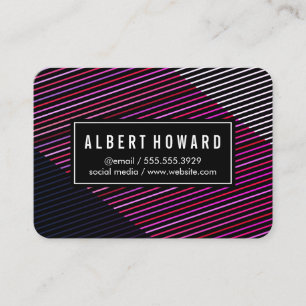 Cartão De Visita Na moda e Contemporâneo