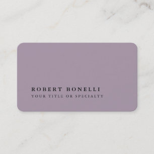 Cartão De Visita Na moda Minimalista da Cinza Platinum rosa Quartz
