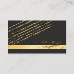 Cartão De Visita Na moda Moderno Elegante, Striped