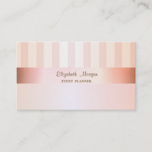 Cartão De Visita Na moda Moderno Elegante Striped
