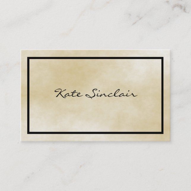 Cartão De Visita Na moda Moderno Minimalista Elegante (Frente)