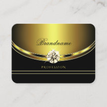 Na moda Preto e Dourado com Diamantes Espumantes