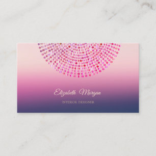 Cartão De Visita Na moda profissional moderno, pontos