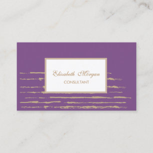 Cartão De Visita Na moda profissional moderno,Striped