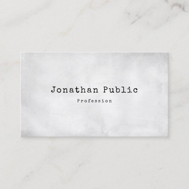 Cartão De Visita Na moda retro liso bonito do design criativo do (Frente)