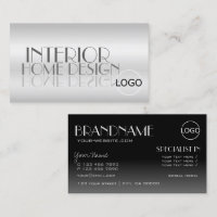 Na moda Silver Mirror Letters Modern