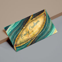 Na moda verde eserald marble art dourado falso