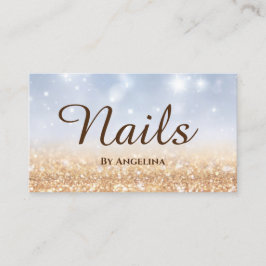 Cartão De Visita Nagel eleganten Typographie Visitenkarte