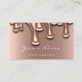 Cartão De Visita Nail Artist Studio Drives Rosa Modern