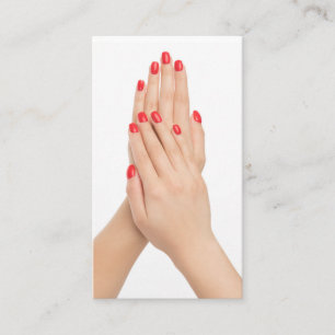 Cartão De Visita Nail Polonês