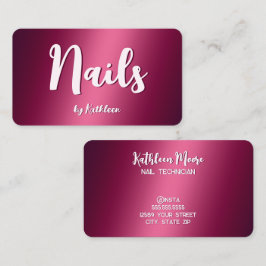 Cartão De Visita Nail Technician