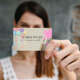 Cartão De Visita Nail Technician | Frascos Poloneses