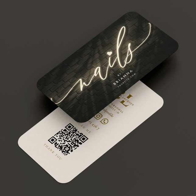 Cartão De Visita Nail Technician Manicurist Nail Salon Sand (Nail Technician Manicurist Nail Salon Sand Business Card
)