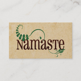 Cartão De Visita Namaste Yoga