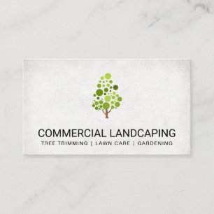 Cartão De Visita Natural Árvore Jardinagem Paisagismo