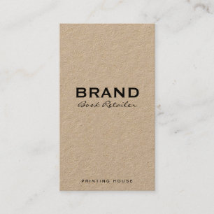 Cartão De Visita Natural minimalista