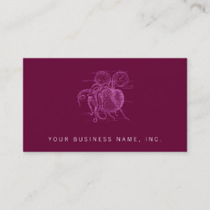 Cartão De Visita Nautilus (estilo letterpress)