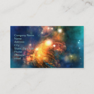 Cartão De Visita Nebulosa Draconiana