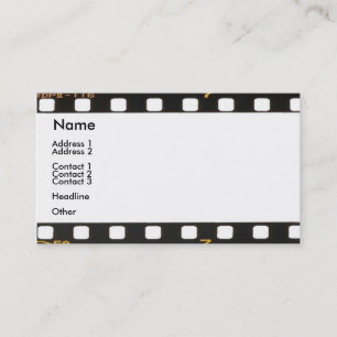 Cartão de visita negativo