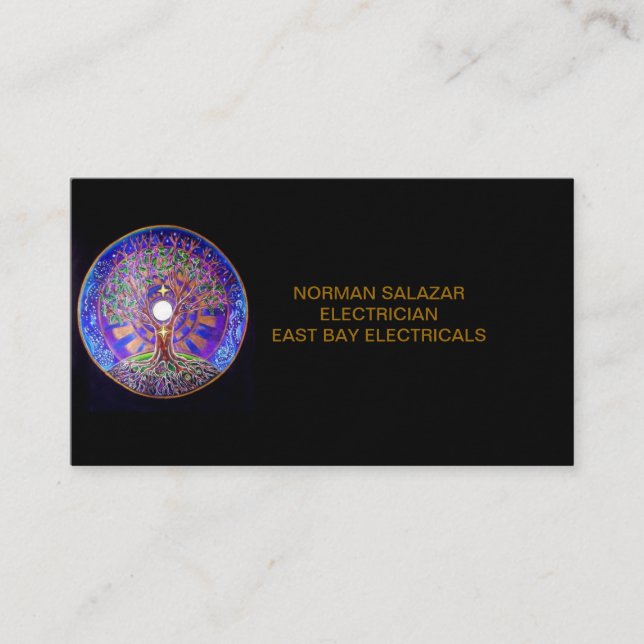 CARTÃO DE VISITA NEGÓCIO CARD-ELECTRICIAN (Frente)