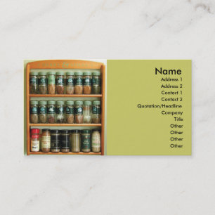 Cartão De Visita Negócio CXard das ervas