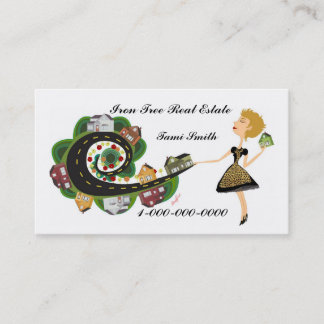 Cartão De Visita Negócio dos bens imobiliários