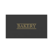 Negócio simples profissional moderno da padaria