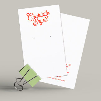 Cartão De Visita Negócios de Leitura de Script de Caligrafia