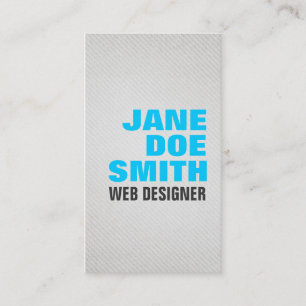 Cartão De Visita Negrito e Na moda