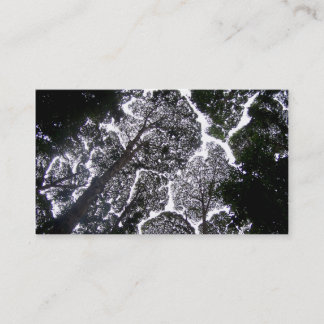 Cartão De Visita nenhum ajardinar das árvores do toque