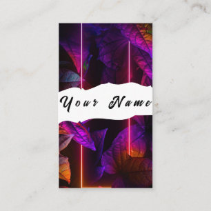 Cartão De Visita Neon