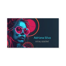 Neon Minimalist Virtual Assistant