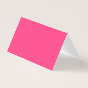 Cartão de visita Neon Pink Foled