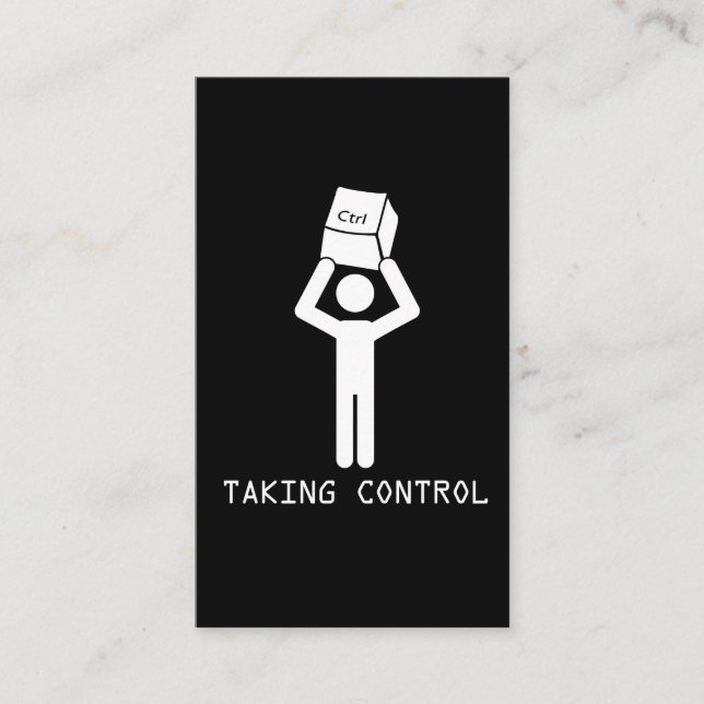 Cartão De Visita Nerd de Ciência da Computação do Programador de Co (Frente)