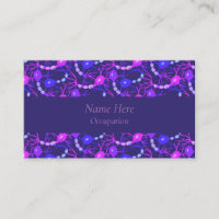 Neurônios Conectados Neon Roxo