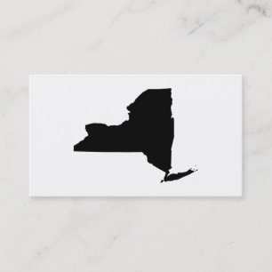 Cartão De Visita New York em preto e branco