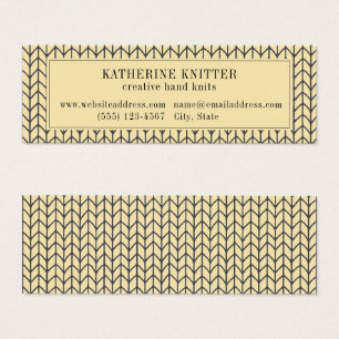 CARTÃO DE VISITA NIT KNIT NIT NEGRO