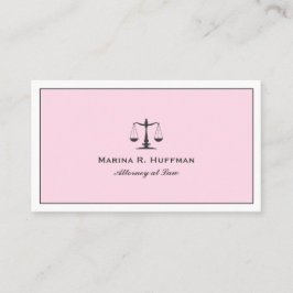 Cartão De Visita Nível Profissional de Escala de Justiça do Advogad