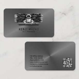 Cartão De Visita NLP do Engenheiro AI Conversacional do Desenvolved