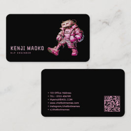 Cartão De Visita NLP do Engenheiro AI Conversacional do Desenvolved