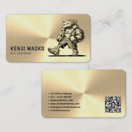 Cartão De Visita NLP do Engenheiro AI Conversacional do Desenvolved