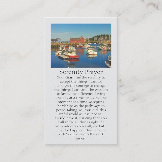 Cartão De Visita No Loving Memory Red Fish Shack Motif #1 (Frente)