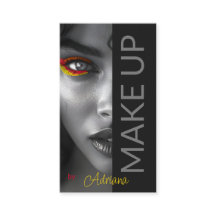 Noir Elegance: Artista maquiado