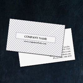 Cartão De Visita Nome de Empresa Personalizado Minimalista